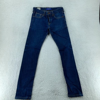 Scotch & Soda Amsterdam Ralston Jeans Womens 28 FITS 30x30 Blue Denim Streetwear