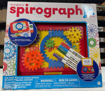 Original Spirograph Jr Carry Alone Case New Damaged Box