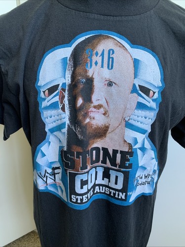 *Y2K* Stone Cold Steve Austin 3:16 schwarz Herren Gr. Large T-Shirt Tultex WWE WWF - Bild 2 von 6