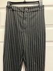 Forever 21 Blackw/ White Stripes Pencil Pants Women's Size Small — photo 2