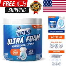 Ultra Foam Toilet Bowl Cleaner - Provides Up to 8 Cleans - Citrus Scent - Fights