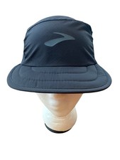 Brooks Lightweight Packable Running Hat Black New With Tag Unisex Fitted Cool