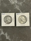 1960 D, 1964 D WASHINGTON QUARTERS, CIRCULATED, UNGRADED