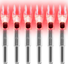 6/12 Pack G Lighted Nocks for Arrows with .16...