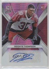 2019 Panini Spectra Rookie Neon Pink Prizm 20/25 Deionte Thompson Auto eq1