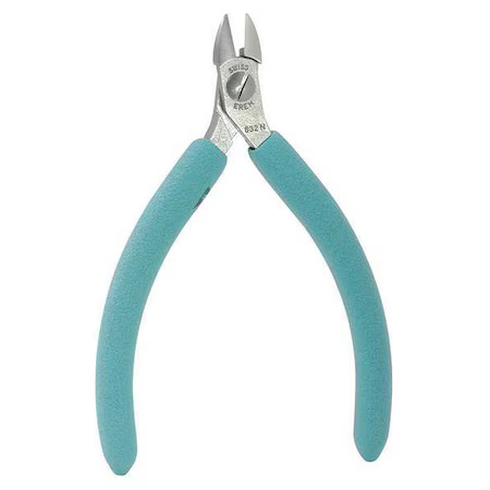 Erem 632N 4 1/4 In 600 Precision Diagonal Cutting Plier Flush Cut Narrow Nose