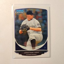 2013 Bowman Draft Chrome Jonathan Gray BDPP26 Rockies