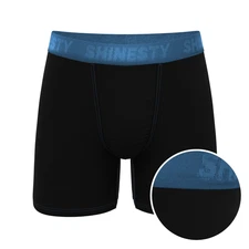 Shinesty "The Black Hole" Black and Blue Ball Hammock® Pouch Boxer Briefs Underw