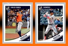 Baseball Card Lot 2 Carlos Correa 2018 Donruss Base 