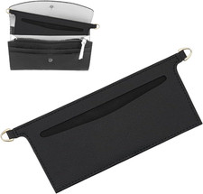 PU Leather Microfibre Purse Insert Organizer Conversion, 3.14x 6.49 Inch Fiber L