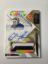 2017 Ultimate Collection Debut Threads /149 Ville Husso Rookie Patch Auto