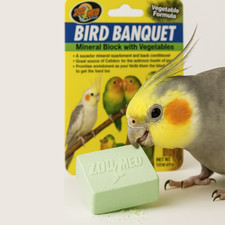 Zoo Med Bird Banquet Vegetable &ndash; Kalkblock mit Gem&uuml;se 28 g