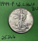 1944-P Walking Liberty Silver Half Dollar 50c Gem BU Uncirculated US Coin