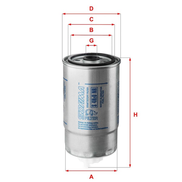 Kraftstofffilter FüR Alfa Romeo Fiat Lancia LDV Piaggio LTI 147 156 Sportwagon-image