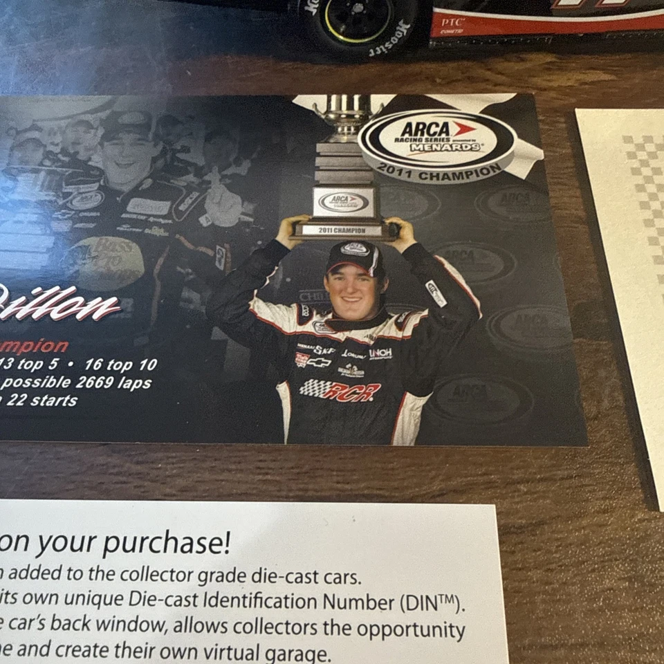 Ty Dillon #41 RCR ARCA Champ Autographed 2011 Impala 1 of 741 Nascar Diecast - Image 4 of 4