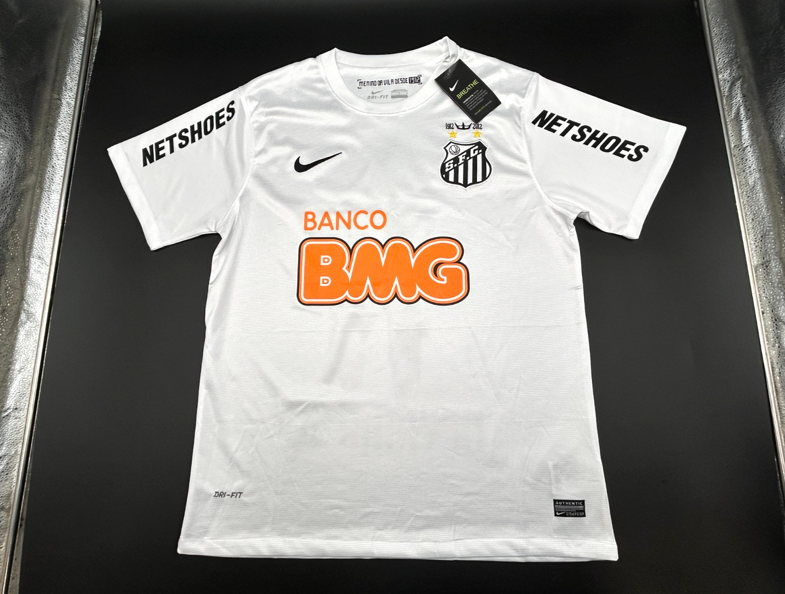 Neymar Jr Santos 2012/2013 Home Kit – Retro Soccer Jersey - Men’s Large - New