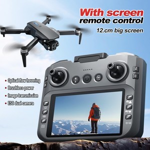 8K GPS Camera Drone FPV RC Quadcopter w/ Screen Remote Brushless + Battery