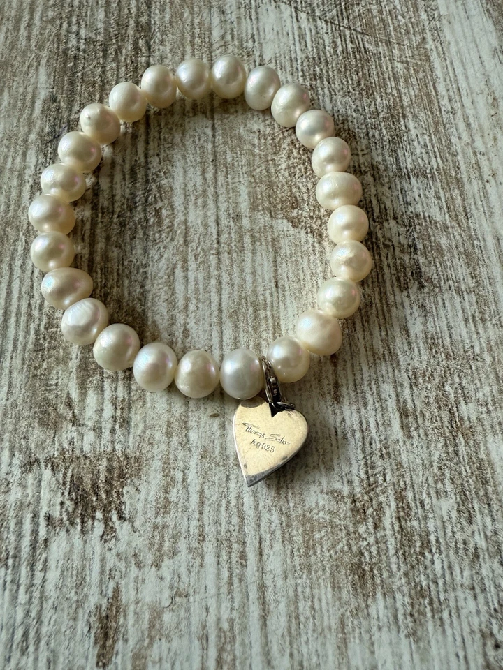Thomas Sabo * Armband * Perlen * Weiß * Herz aus 925er Silber * NEU!!! - Bild 2 von 2