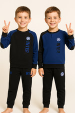 PIGIAMA BAMBINO HERMET INTER SERAFINO POLSINI LOGO CALDO COTONE ART. T30 1185