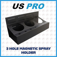 US PRO 3 Hole Magnetic Spray Can And Screwdriver holder Tools 6698