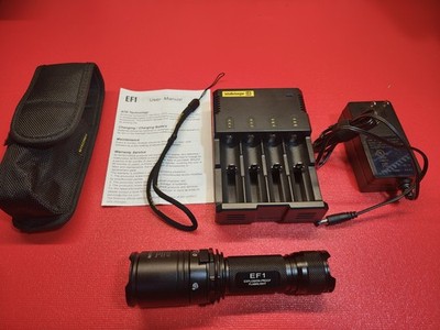 NITECORE EF1 830 Lumen Explosion-Proof  Battery &  Charger **EXCELLENT**