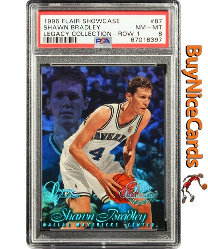 1996 Shawn Bradley Flair Showcase Legacy Collection Row 1 /150 # 87 PSA 8 - Bild 1 von 4