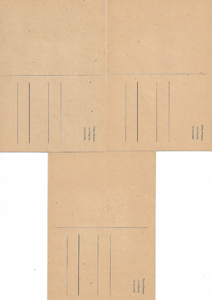 3 Erinnerungskarten 1 Mai 1947 Tag des Bekenntnisses Leipzig Stempel ; 62596 - Bild 2 von 2