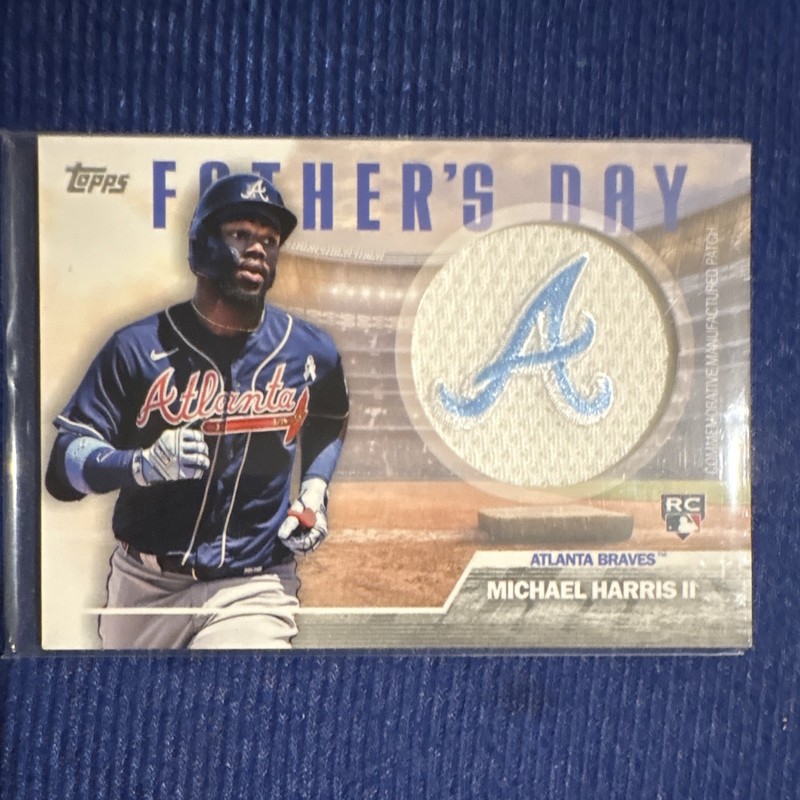 Topps 2023 Series 2 Michael Harris II RC FD-MH Father’s Day Team Patch Braves