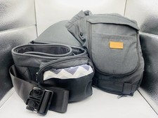 Acumas Baby Carrier with Hip Seat Newborn to Toddler 6-In-1 Ways Black