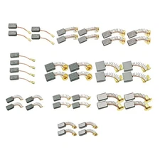 40Pcs 10 Sizes Electric Motor Carbon Brushes Accessories For Power Tool Parts