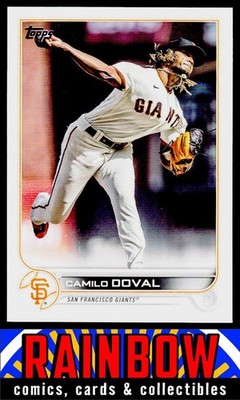 2022 Topps Update #US30 Camilo Doval Rookie San Francisco Giants