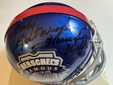 Herschel Walker Signed Tyson Mini Helmet, Riddell, Famous 34