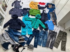 110 116 Kleiderpaket Jungen Jeans Jacke Skihose Matschhose Schlafanzug Pullover