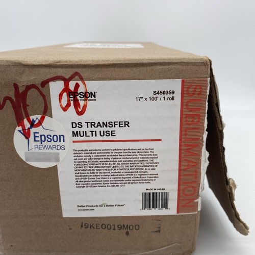 Open Box (UNUSED) Epson S450359 DS Transfer 17" x 100' Multi Purpose Paper - Photo 3/5
