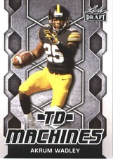 2018 Leaf Draft Football Trading Cards TD Machines: Pick From List