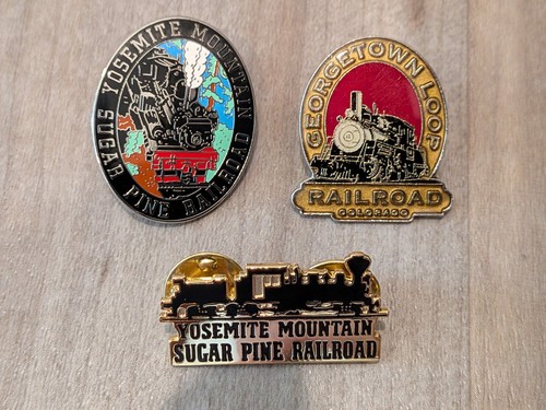 Georgetown Loop Railroad Pin, Yosemite Mountain Sugar Pine Train, Narrow Gauge