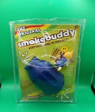 Smoke Buddy The Original PERSONAL AIR FILTER "Blue" w/FREE Keychain. Open Box