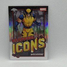 Topps 2025 chrome  Marvel Deadpool Icons Wolverine Insert Card DI-10