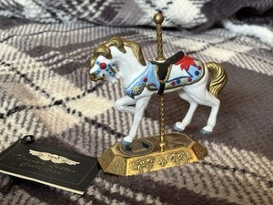1991 Joseph Lutter Horse Carousel 5” Figurine With Tag LE