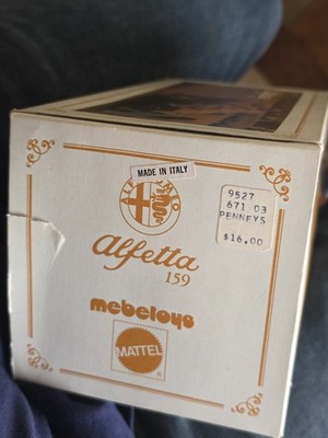 Mebetoys / Mattel ALFA ROMEO ALFETTA 159 | eBay