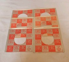 45 RPM 7" RECORD SLEEVES CO. SLEEVE 6 PACK SEE PHOTOS ERIC Records SLV347