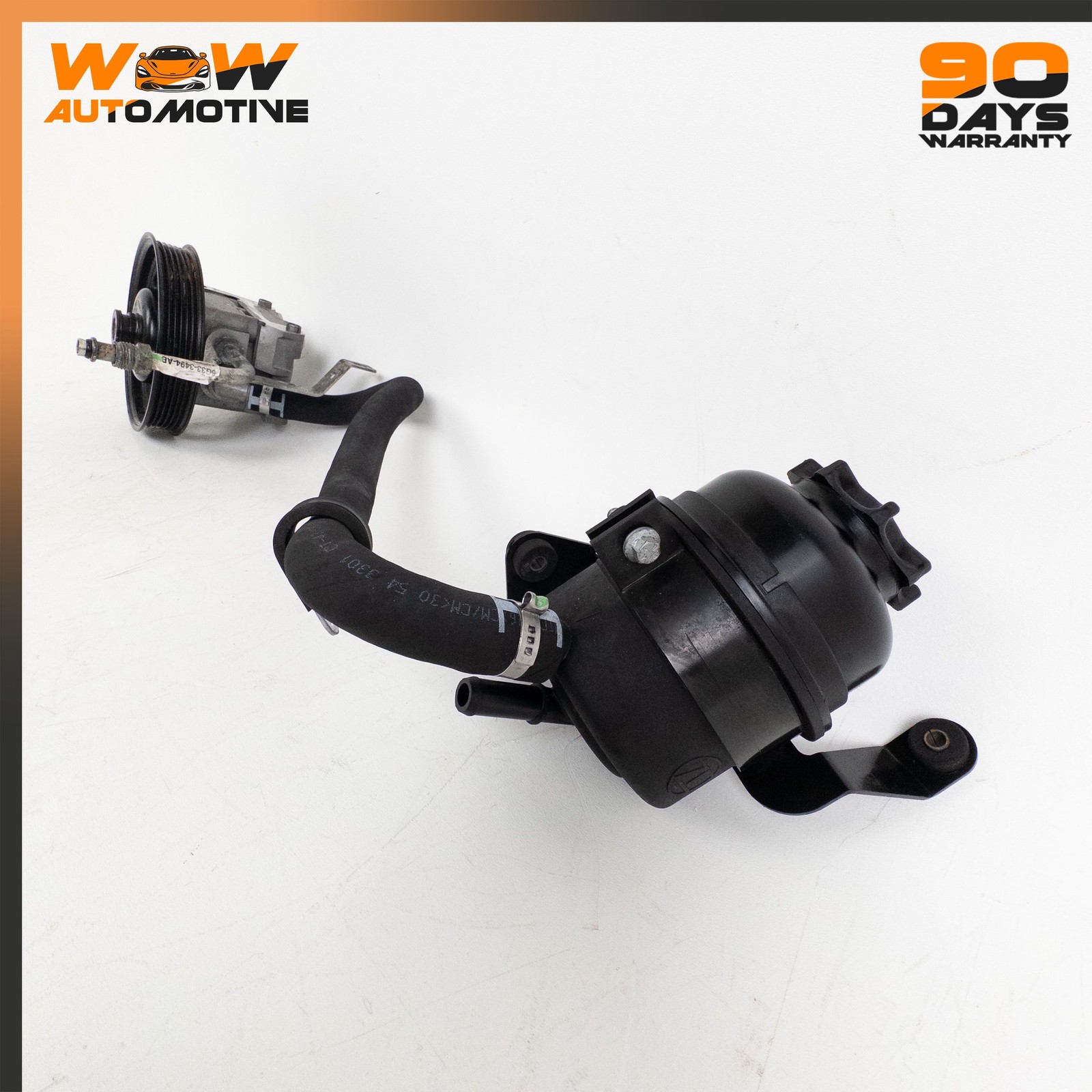 06-16 ASTON MARTIN V8 VANTAGE STEERING PUMP RESERVOIR TANK BOTTLE HOSE SET OEM