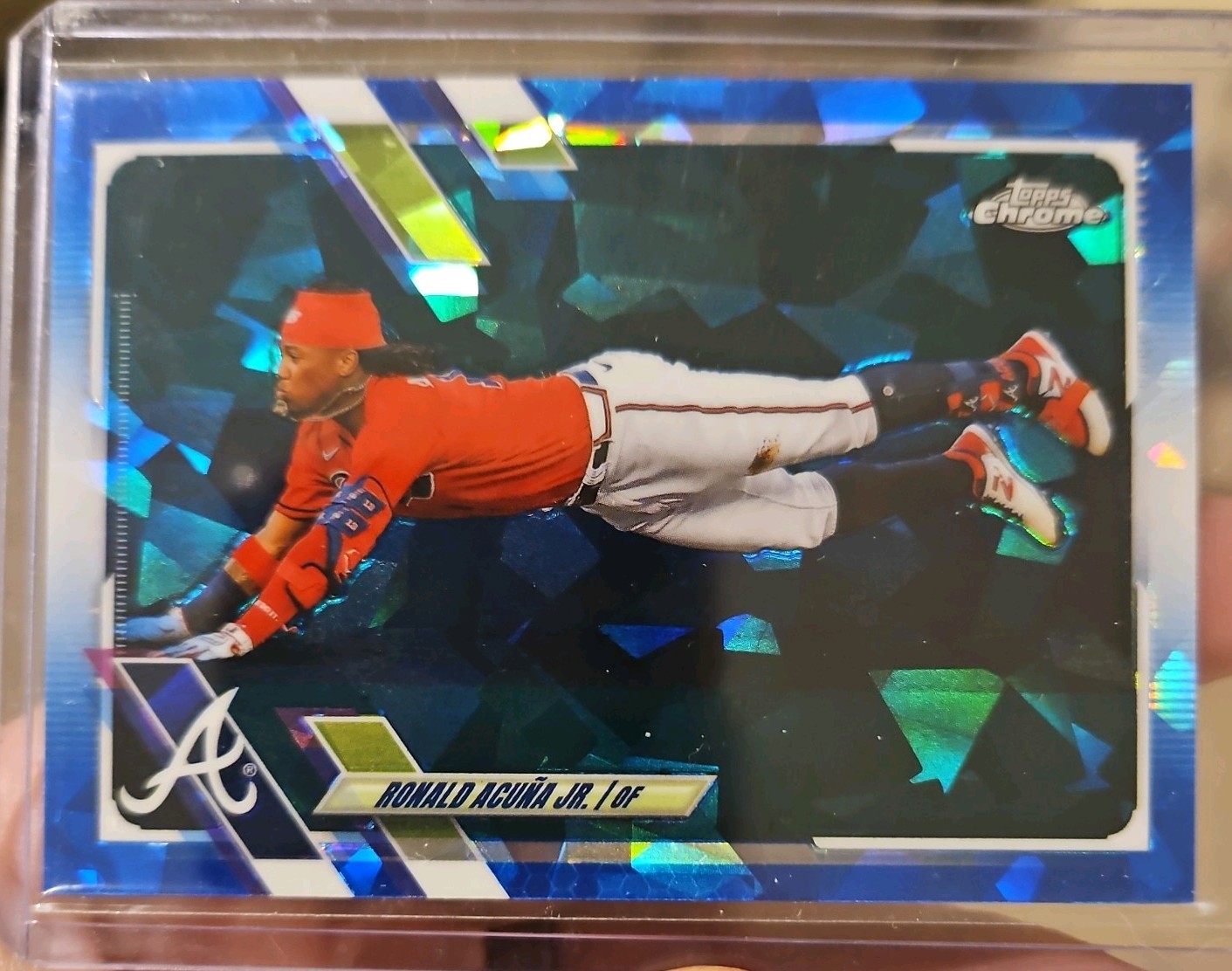 2021 Topps Chrome Sapphire Edition Ronald Acuna Jr #263 MINT ACUNA IS BACK 🔥⚾️