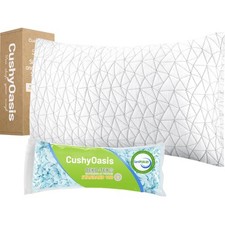 Shredded Memory Foam Pillows, Bed Pillows for Sleeping, Queen Size Pillows, C...