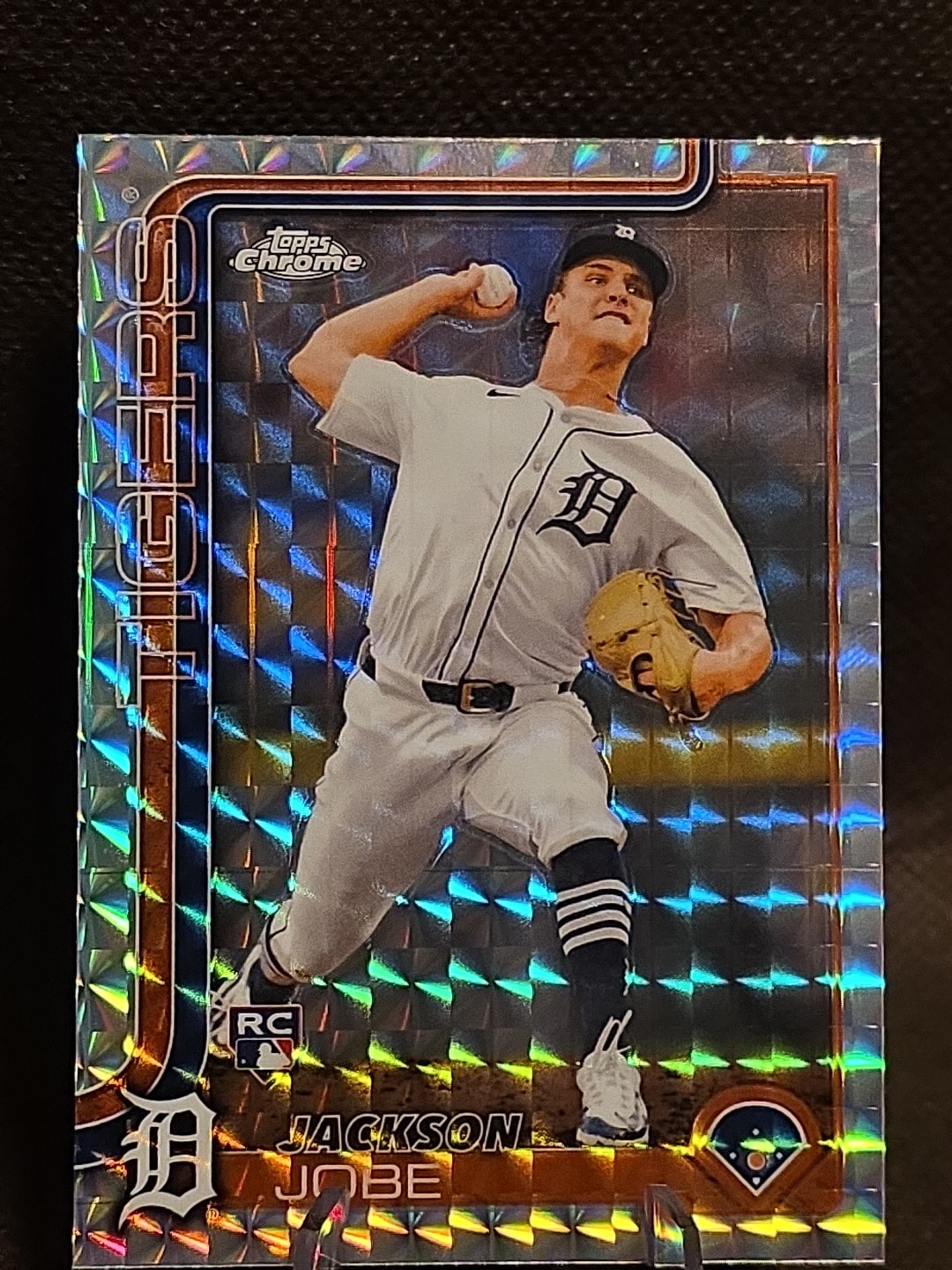2025 Topps Chrome Jackson Jobe #249 (RC) Geometric Refractor  Rookie