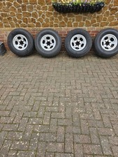 Old Japanese 4x4 6 Stud Alloy Wheels. For Restoration. Came off a 1985 Shogun
