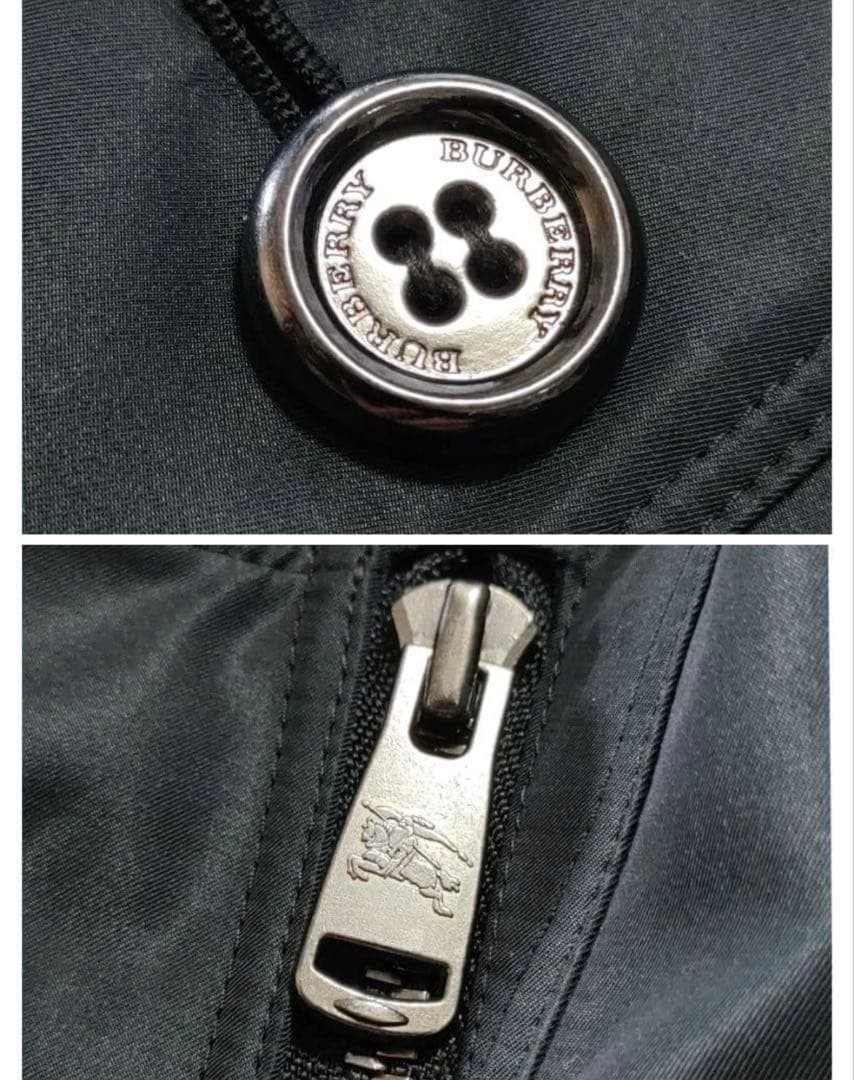 Burberry London Trench Coat Black Wool L US 12 40in (103cm) Excellent thumbnail 15