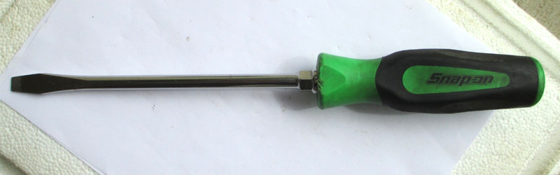 Snap-On Slotted Screwdriver 3/8" SGD8B Large Soft Grip U.S.A.