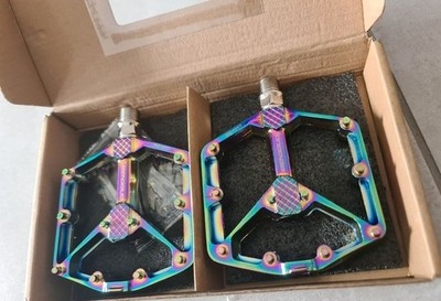 Große rutschfeste Fahrradpedale 9/16'' Aluminium super robust und komfortabel MTB