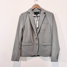 Metaphor Women s Gray Essential Suit Blazer Jacket Size 6 NWT Career Workwear